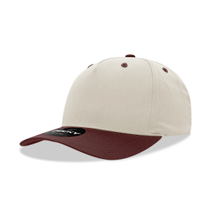 Decky-6024-5 Panel Mid Profile Structured Cotton Blend Cap