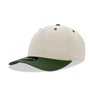 Decky-6024-5 Panel Mid Profile Structured Cotton Blend Cap