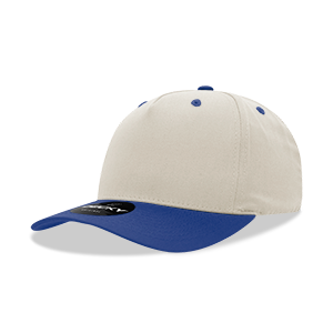 Decky-6024-5 Panel Mid Profile Structured Cotton Blend Cap