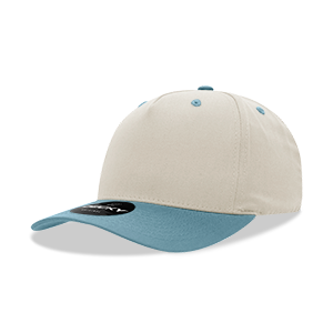 Decky-6024-5 Panel Mid Profile Structured Cotton Blend Cap
