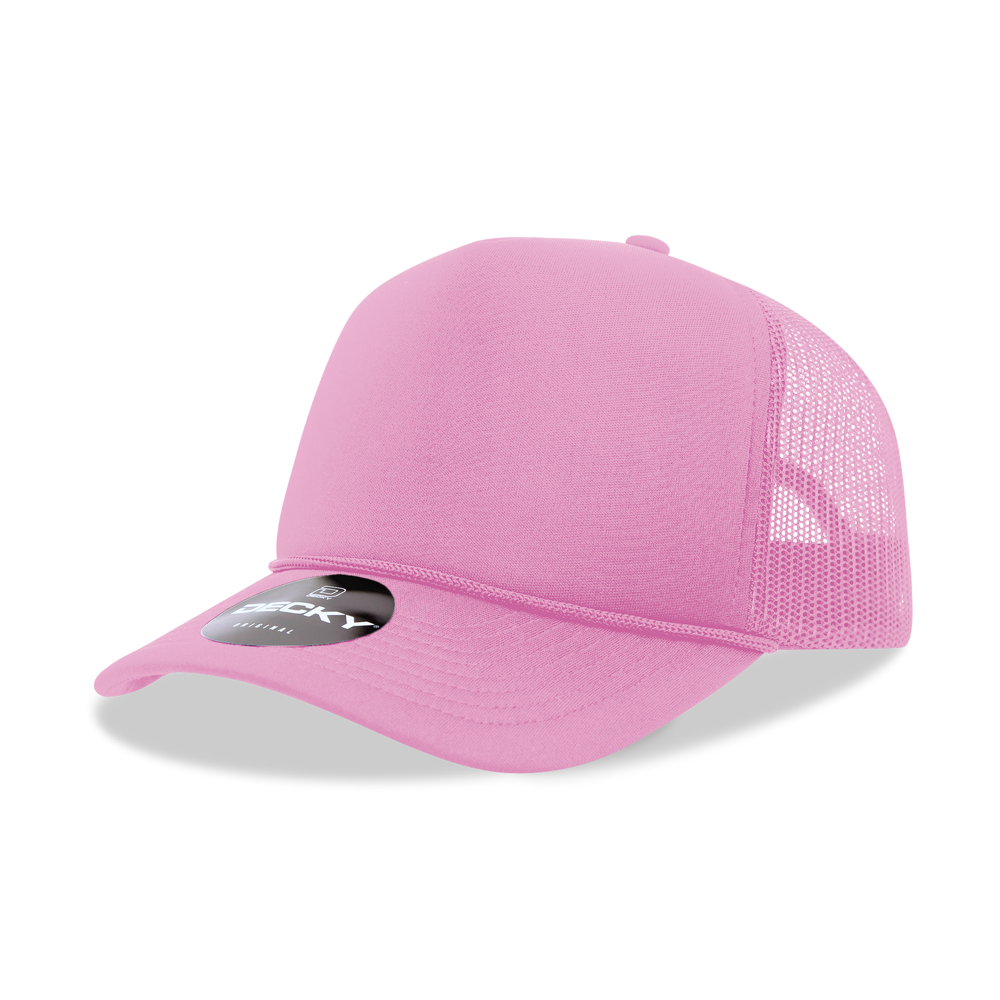 Decky-6025-5 Panel Mid Profile Structured Foam Trucker Hat