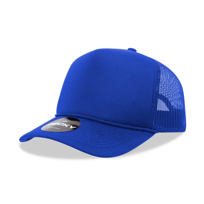 Decky-6025-5 Panel Mid Profile Structured Foam Trucker Hat