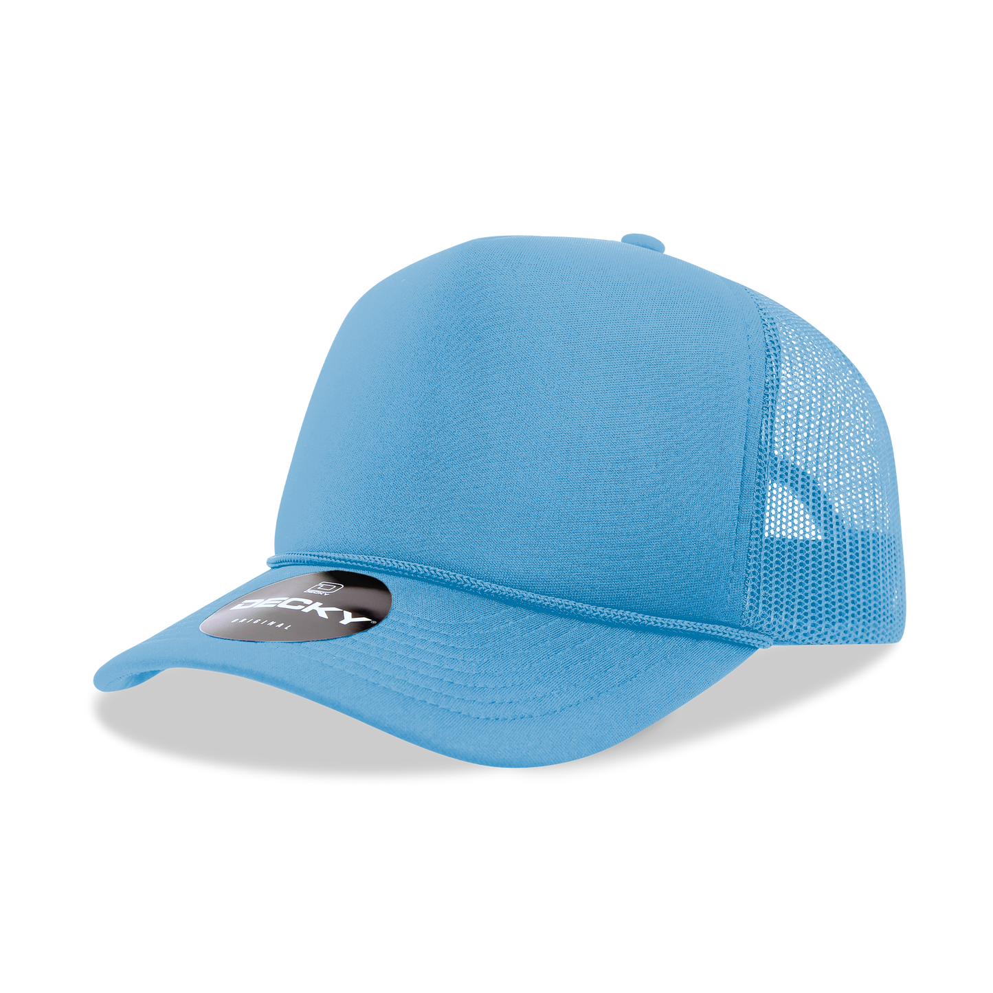 Decky-6025-5 Panel Mid Profile Structured Foam Trucker Hat