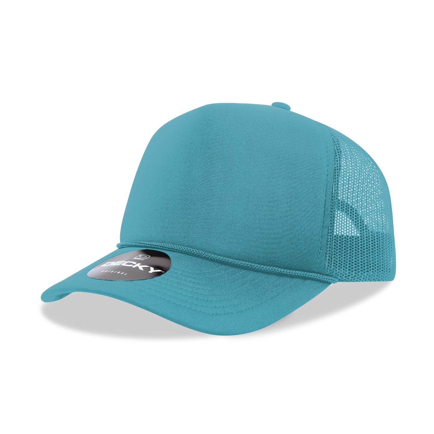Decky-6025-5 Panel Mid Profile Structured Foam Trucker Hat