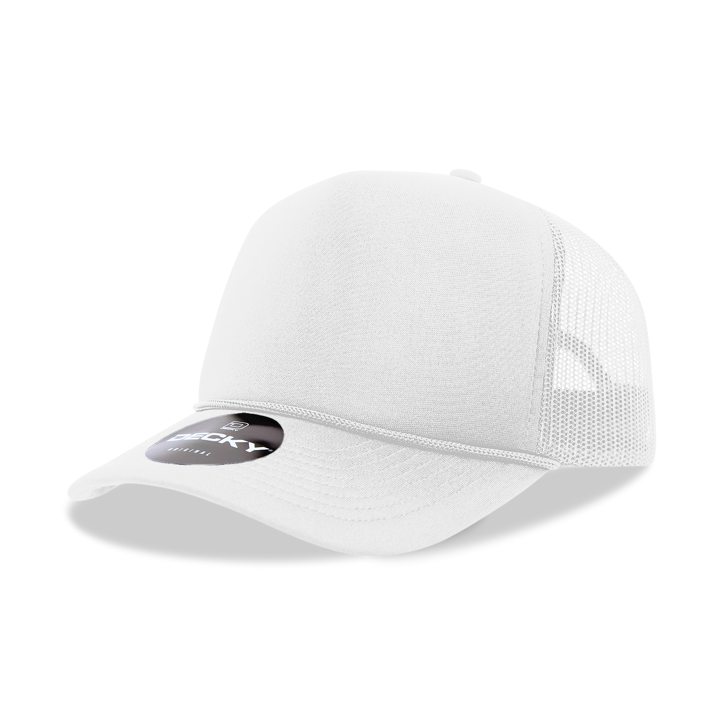 Decky-6025-5 Panel Mid Profile Structured Foam Trucker Hat