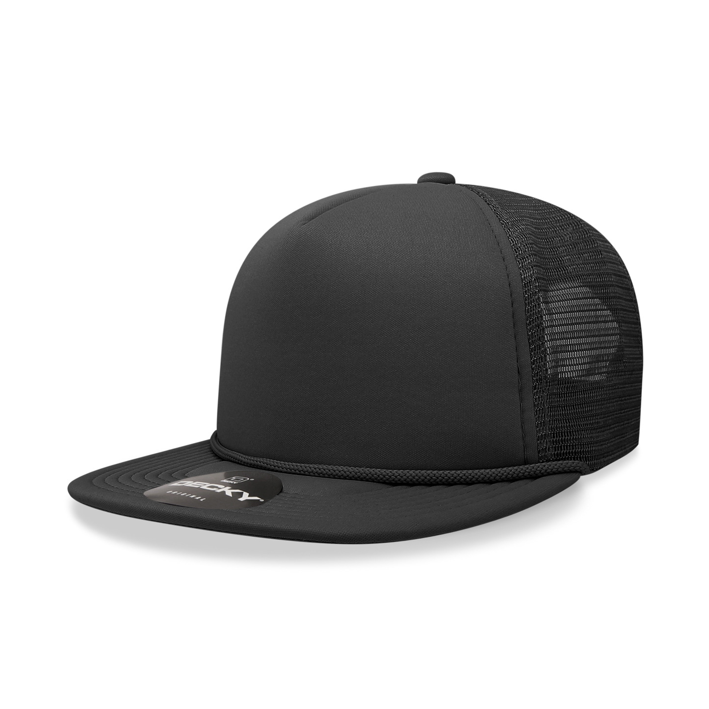 Decky-6026-5 Panel High Profile Structured Foam Trucker