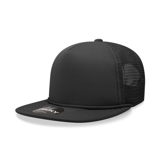 Decky-6026-5 Panel High Profile Structured Foam Trucker