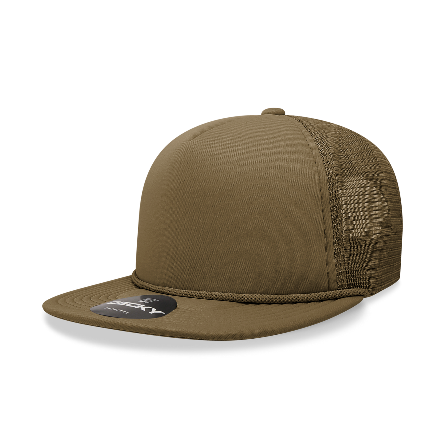 Decky-6026-5 Panel High Profile Structured Foam Trucker