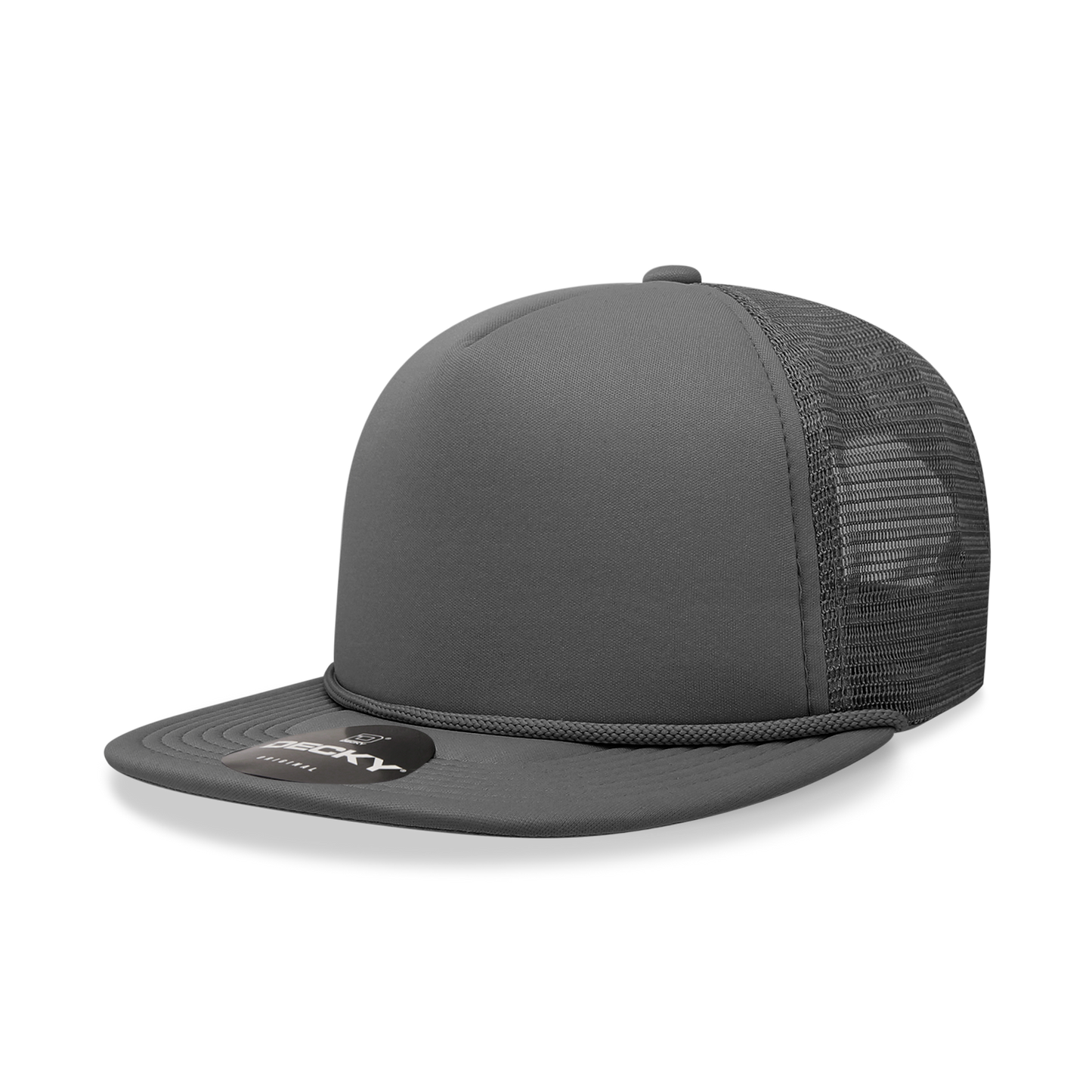 Decky-6026-5 Panel High Profile Structured Foam Trucker