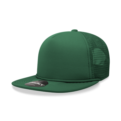 Decky-6026-5 Panel High Profile Structured Foam Trucker