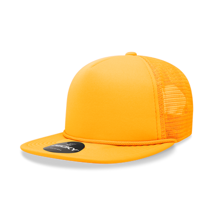 Decky-6026-5 Panel High Profile Structured Foam Trucker