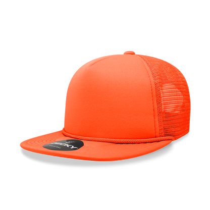 Decky-6026-5 Panel High Profile Structured Foam Trucker