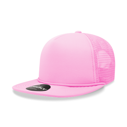 Decky-6026-5 Panel High Profile Structured Foam Trucker
