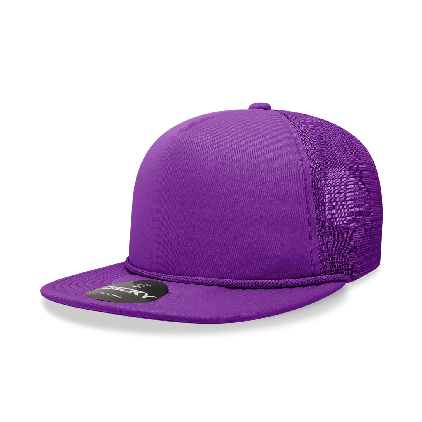Decky-6026-5 Panel High Profile Structured Foam Trucker