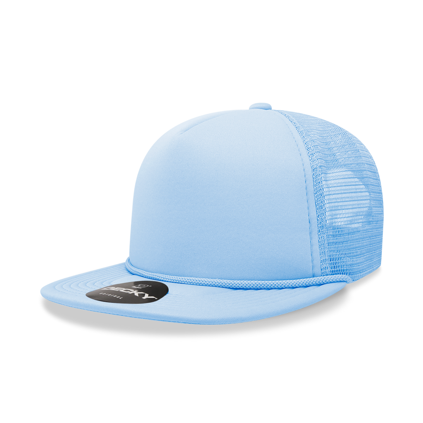 Decky-6026-5 Panel High Profile Structured Foam Trucker