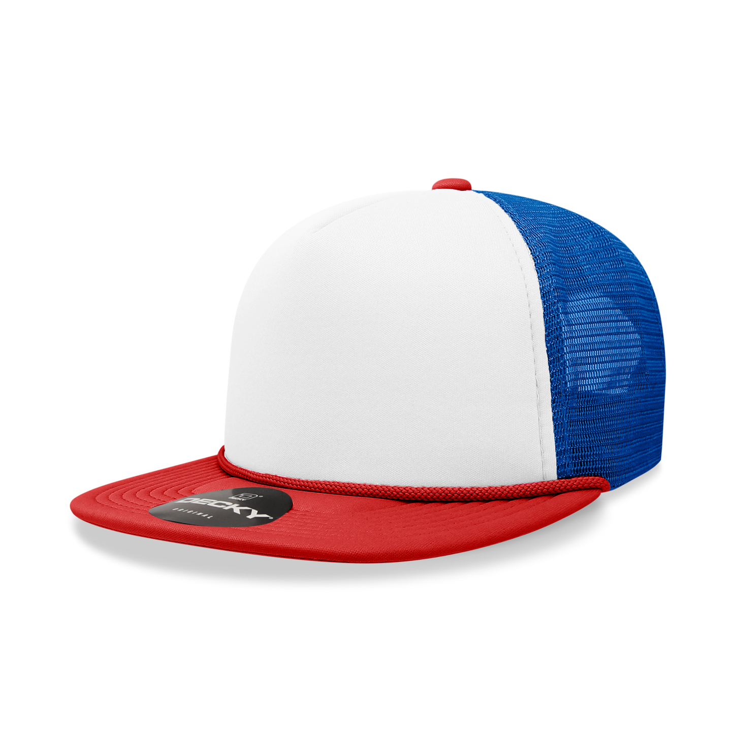 Decky-6026-5 Panel High Profile Structured Foam Trucker