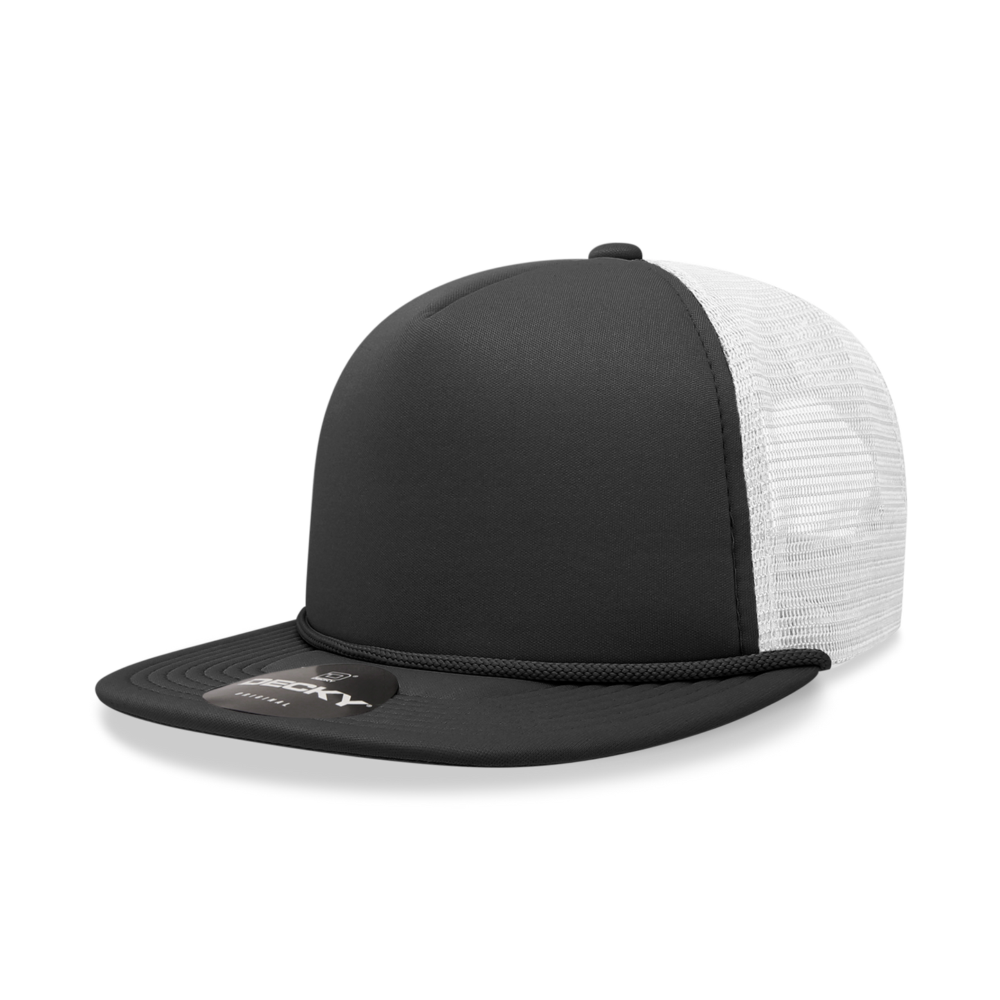 Decky-6026-5 Panel High Profile Structured Foam Trucker