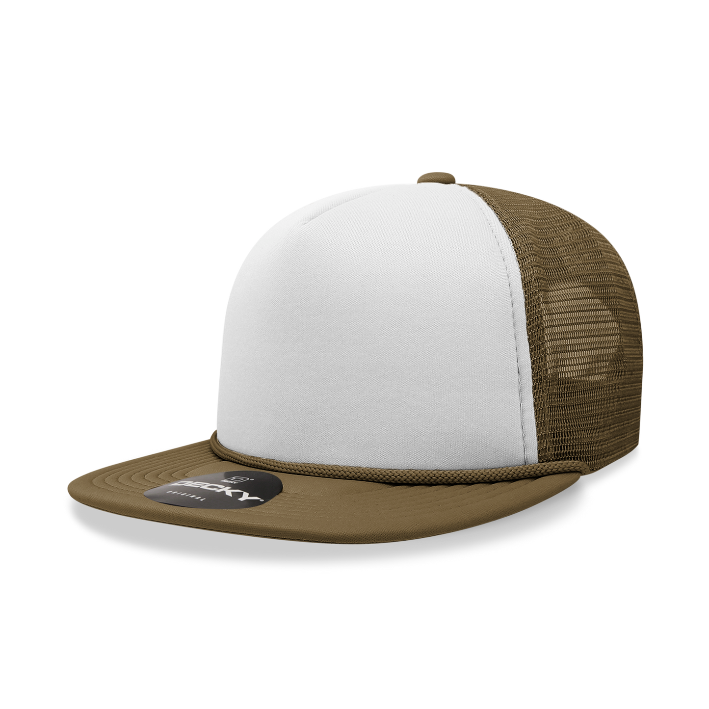 Decky-6026-5 Panel High Profile Structured Foam Trucker