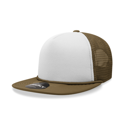 Decky-6026-5 Panel High Profile Structured Foam Trucker