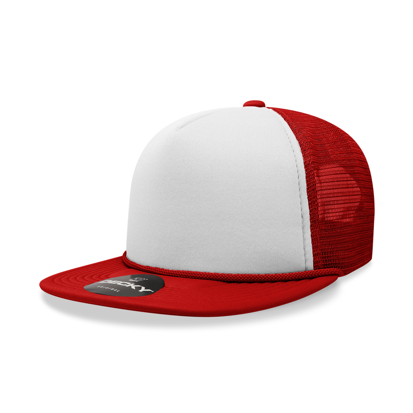 Decky-6026-5 Panel High Profile Structured Foam Trucker