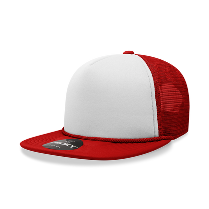 Decky-6026-5 Panel High Profile Structured Foam Trucker