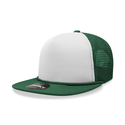 Decky-6026-5 Panel High Profile Structured Foam Trucker