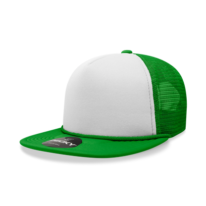 Decky-6026-5 Panel High Profile Structured Foam Trucker