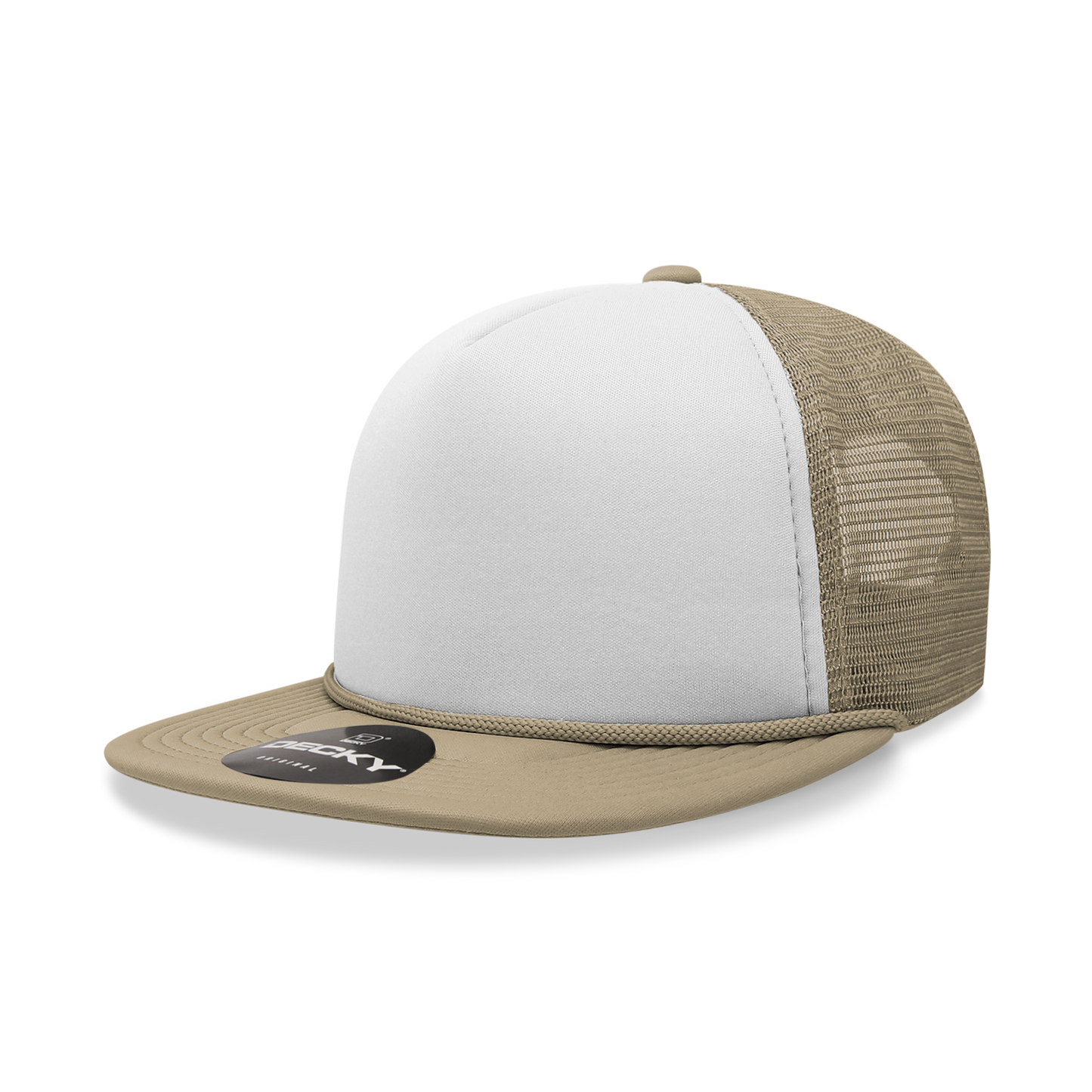 Decky-6026-5 Panel High Profile Structured Foam Trucker