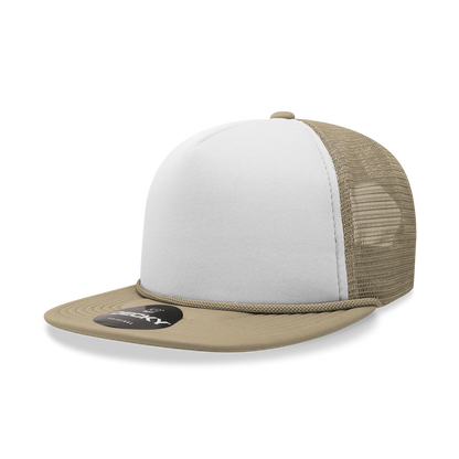 Decky-6026-5 Panel High Profile Structured Foam Trucker