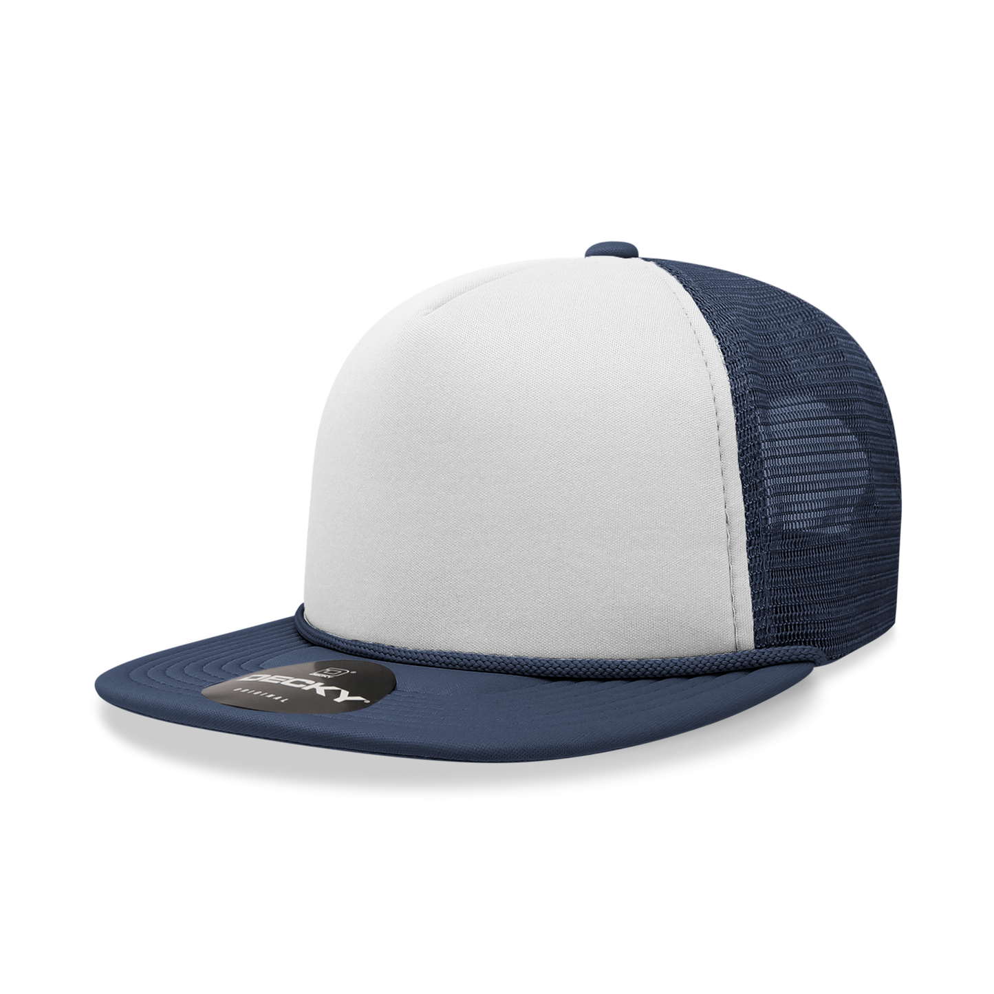 Decky-6026-5 Panel High Profile Structured Foam Trucker