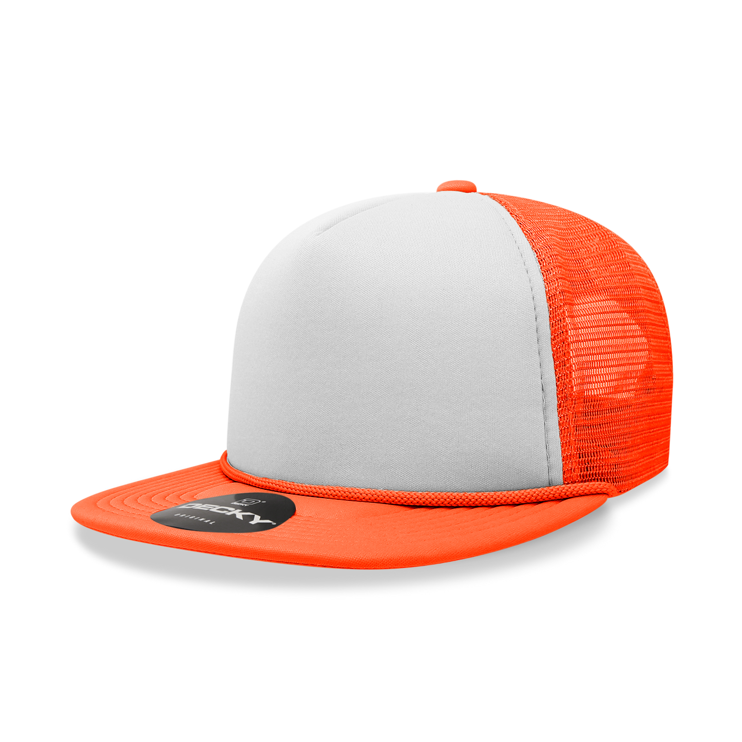 Decky-6026-5 Panel High Profile Structured Foam Trucker