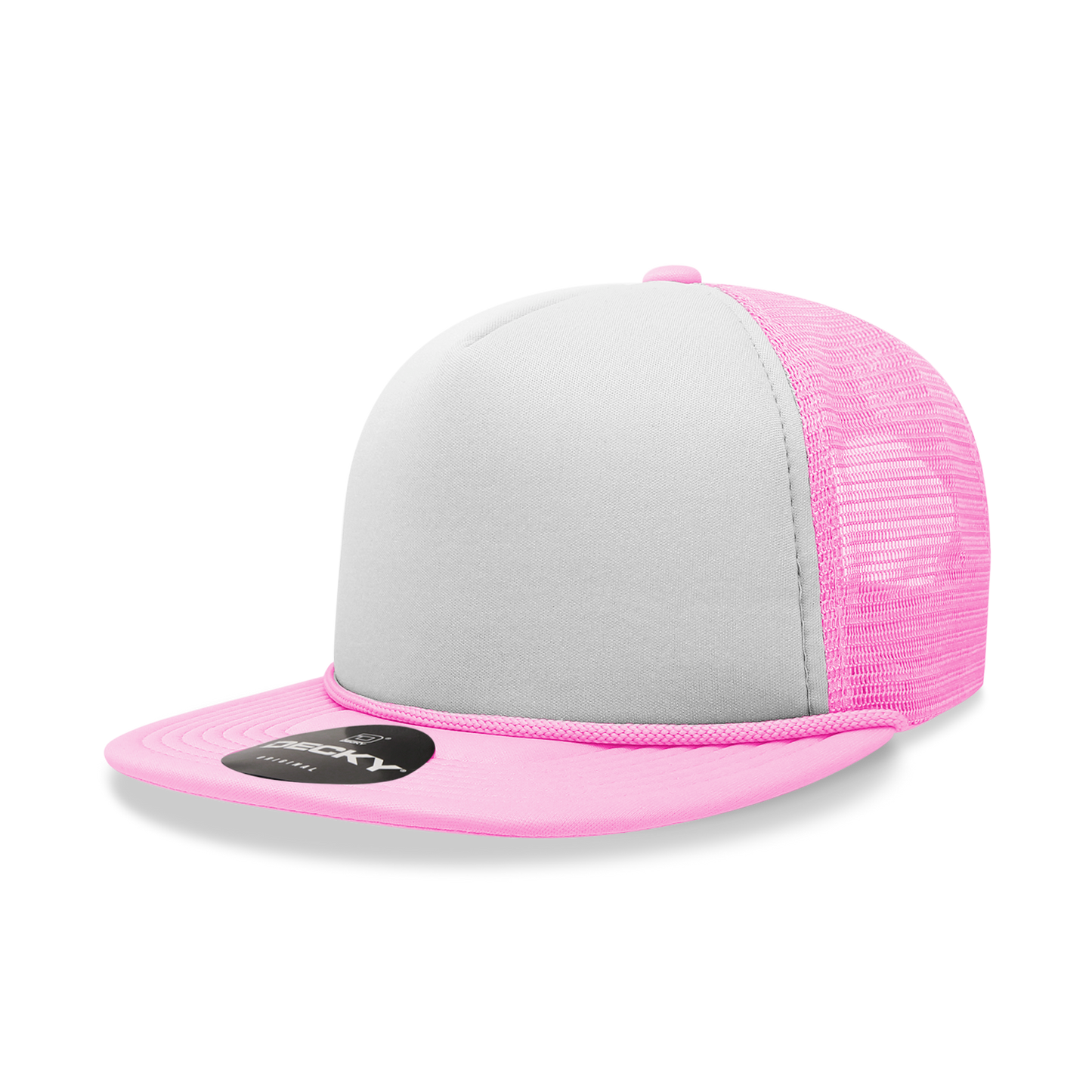 Decky-6026-5 Panel High Profile Structured Foam Trucker