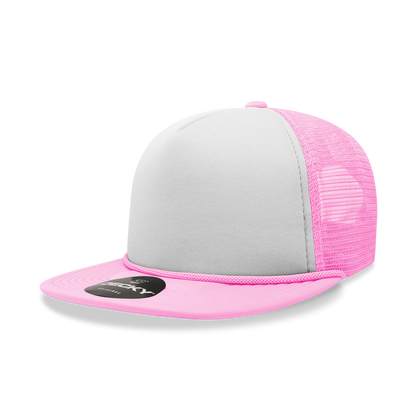 Decky-6026-5 Panel High Profile Structured Foam Trucker