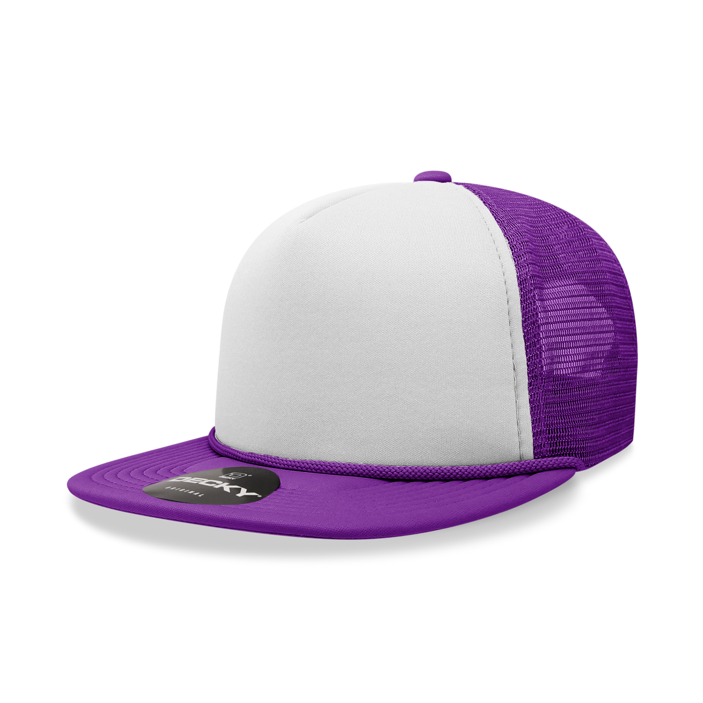 Decky-6026-5 Panel High Profile Structured Foam Trucker