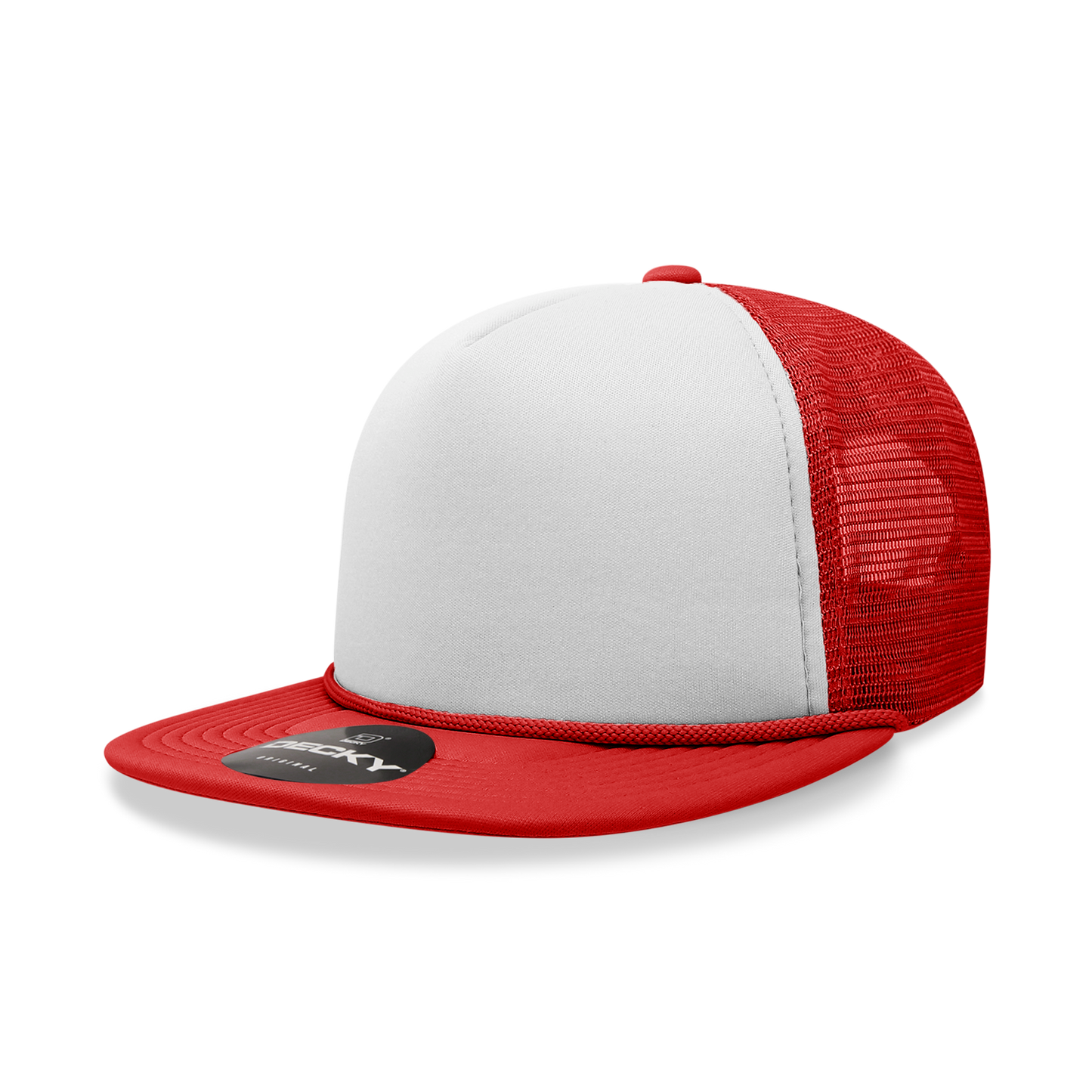Decky-6026-5 Panel High Profile Structured Foam Trucker