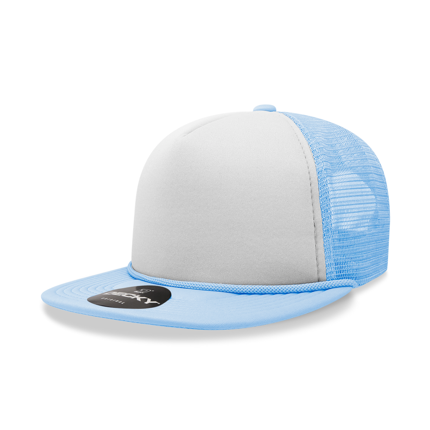 Decky-6026-5 Panel High Profile Structured Foam Trucker