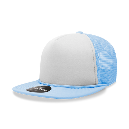 Decky-6026-5 Panel High Profile Structured Foam Trucker