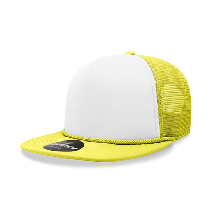 Decky-6026-5 Panel High Profile Structured Foam Trucker