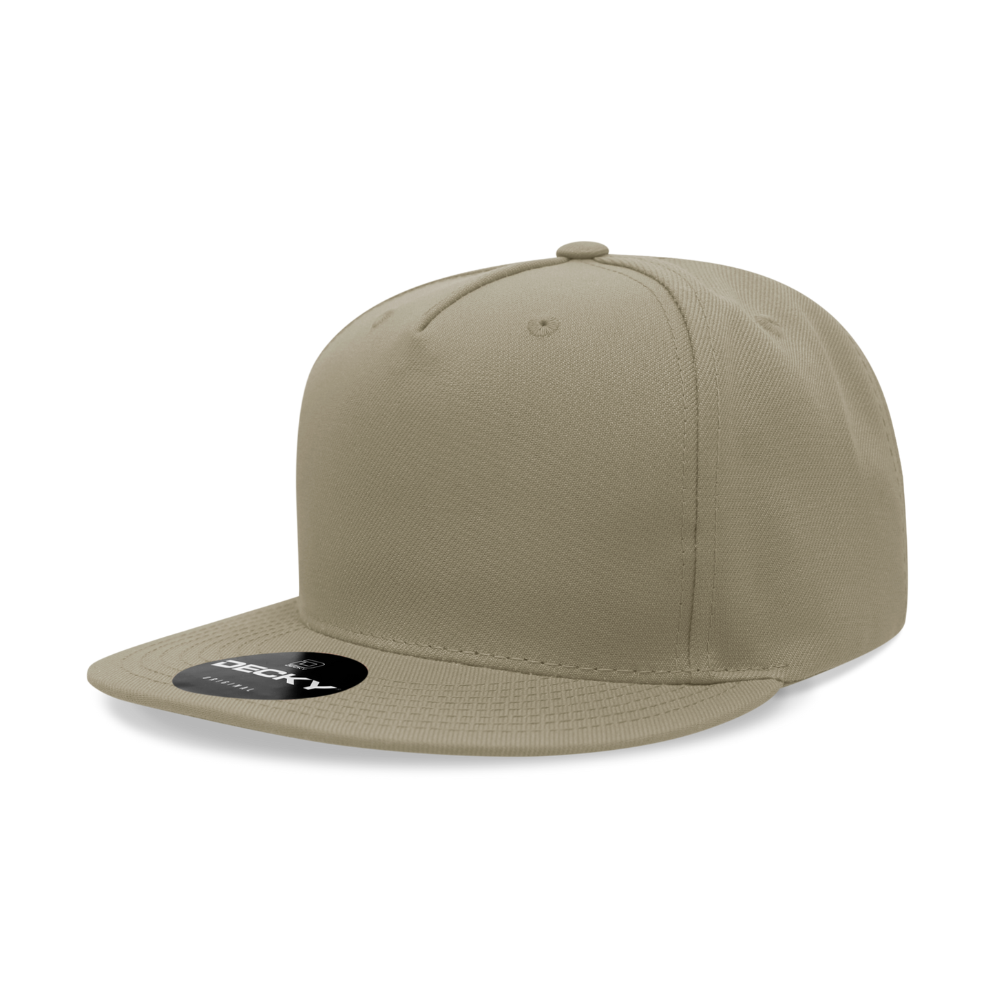 Decky-6029-5 Panel High Profile Structured Polyester Snapback
