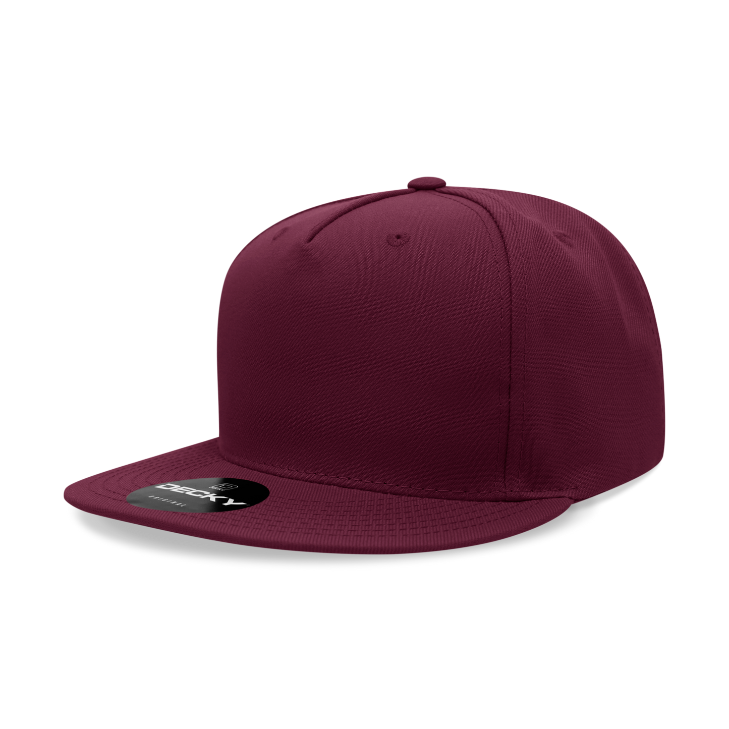 Decky-6029-5 Panel High Profile Structured Polyester Snapback