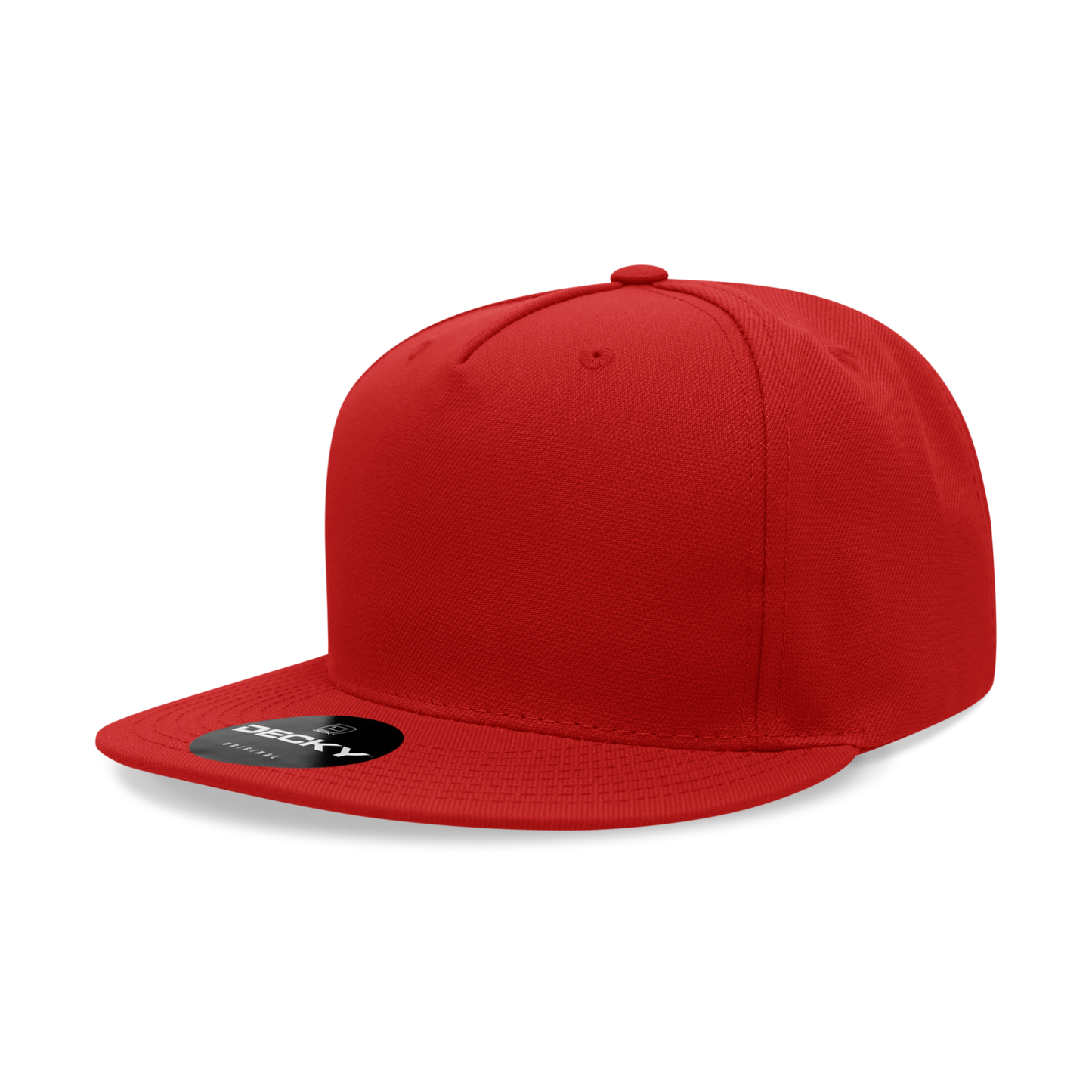 Decky-6029-5 Panel High Profile Structured Polyester Snapback