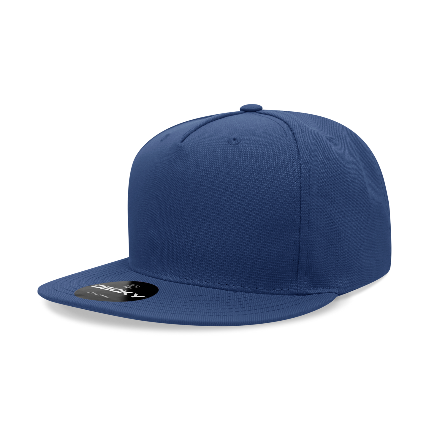 Decky-6029-5 Panel High Profile Structured Polyester Snapback