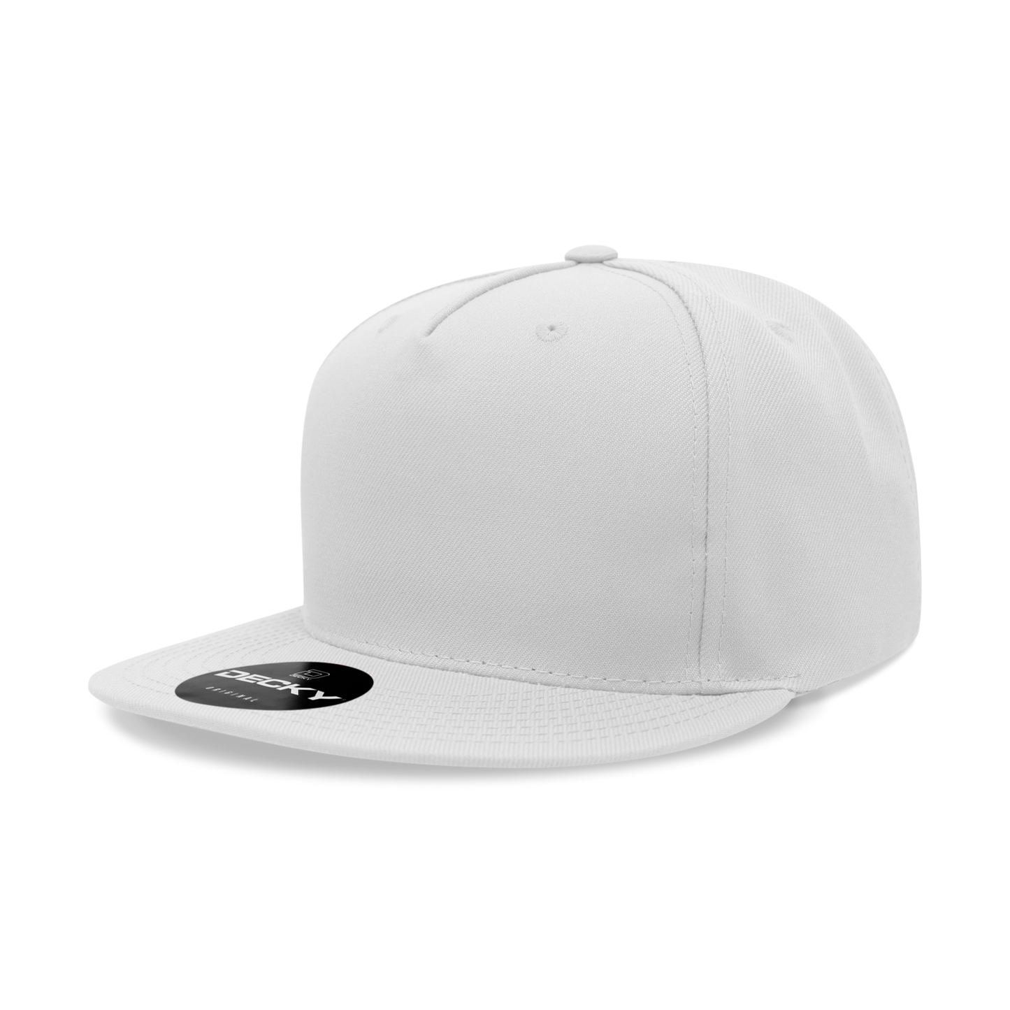 Decky-6029-5 Panel High Profile Structured Polyester Snapback
