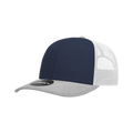 HeatherGrey/Navy/White