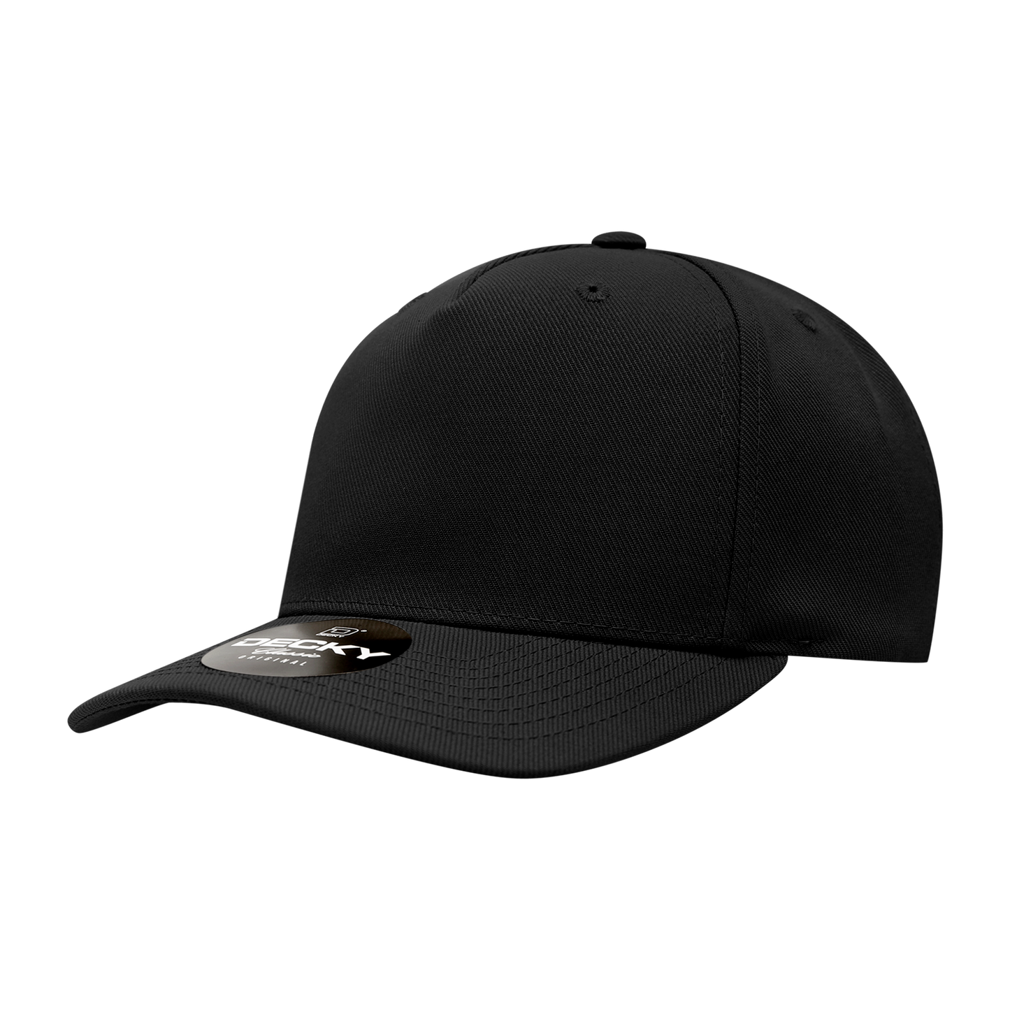 Decky-6038-5 Panel Mid Profile Structured Polyester Cap