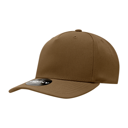 Decky-6038-5 Panel Mid Profile Structured Polyester Cap