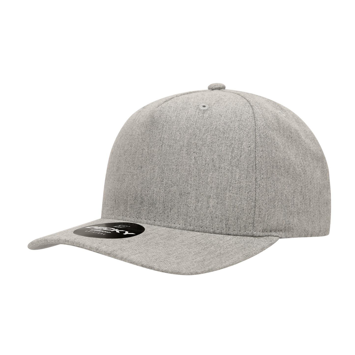 Decky-6038-5 Panel Mid Profile Structured Polyester Cap