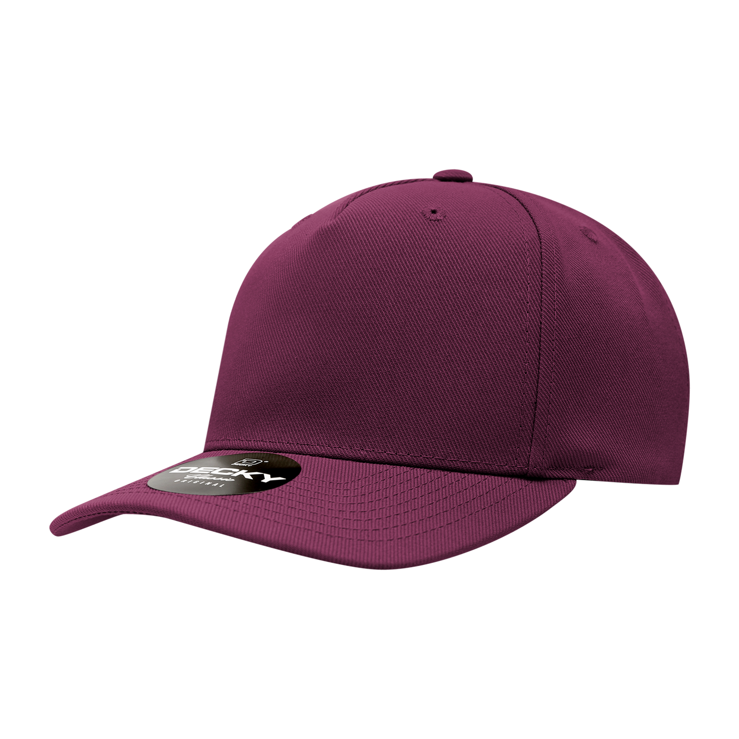 Decky-6038-5 Panel Mid Profile Structured Polyester Cap