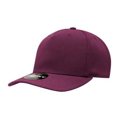 Decky-6038-5 Panel Mid Profile Structured Polyester Cap