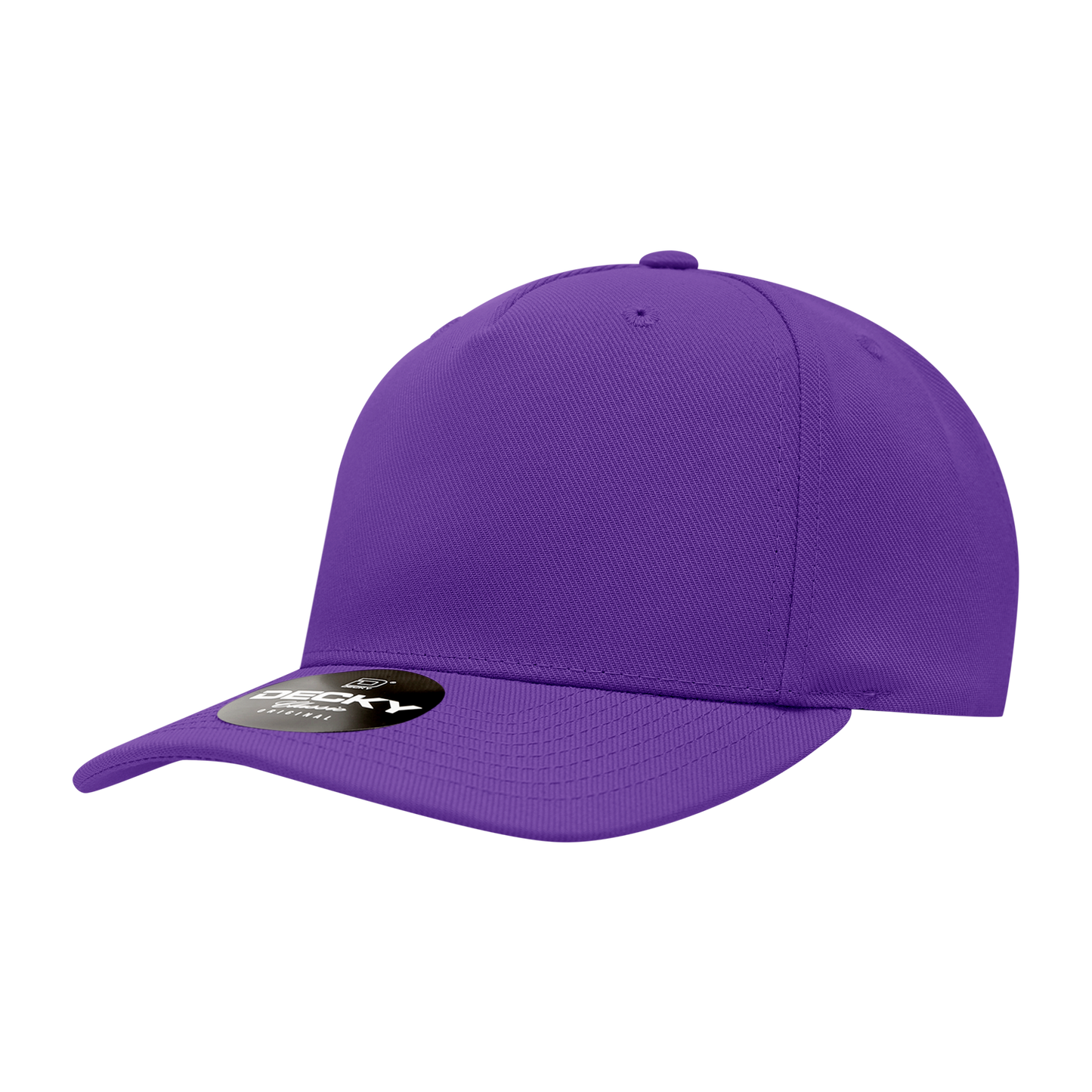 Decky-6038-5 Panel Mid Profile Structured Polyester Cap